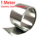 0.05-0.5mm x 300mm x 1000mm Stainless Steel Foil Sheet Fine Plate Strip Steel A2