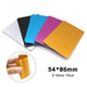 100PCS Colored Aluminum Alloy Sheet Metal Panel 54mm*86mm Color Aluminum Plate