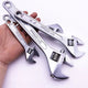 6 " 8" Adjustable Large Jumbo Wrench Nut Key Monkey Spanner Carbon Steel Metric