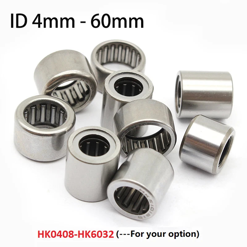 HK Needle Roller Bearings Needle Bearing Drawn Cup ID 10mm - 20mm HK1012-HK2020