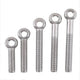 304 Stainless Steel Forged Eye Bolts with Threaded Shank — M5 M6 M8 M10 M12