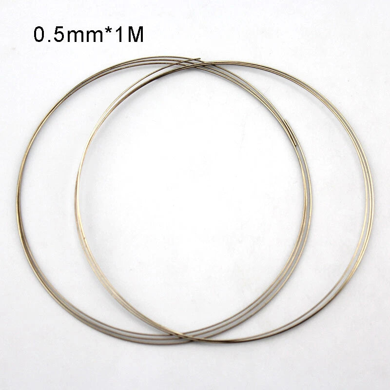 Fine Steel Wire Elastic Metal Cable Riggin Diameter: 0.5mm Sold by meter DIY