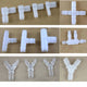 Plastic Barbed Hose Connectors — Elbow, T-Tee, Y-Tee & Cross Fittings for Aquarium & Washer Lines