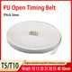 Open Timing Belt T5 T10 AT5 AT10 — PU Trapezoidal Tooth, 10–50mm Wide, Cut to Length