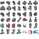 Grey PVC 20mm ID Pressure Pipe Fittings Metric Solvent Weld Various Parts