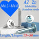 Self Drilling Wafer Head Screws – 304/410 Stainless & Galvanized Steel, M4.2 M4.8