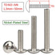 Phillips Button Head Machine Screws — Steel M2 M2.5 M3 M4 M5 M6
