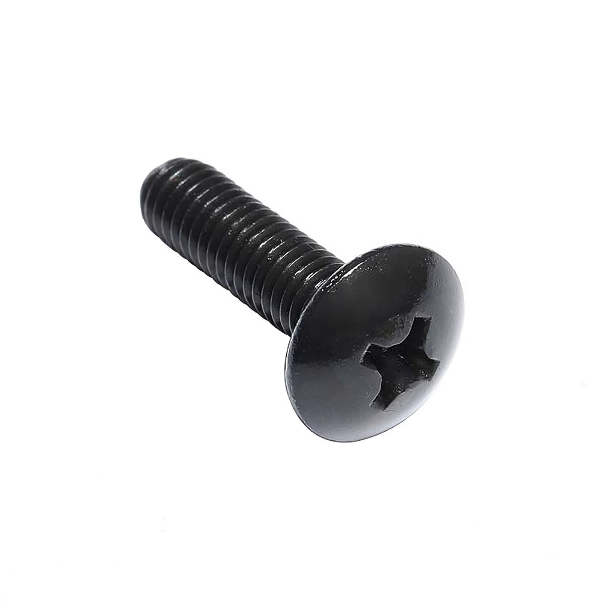 Black 304 Stainless Steel Phillips Truss Head Machine Screws — M3 M4 M5 M6