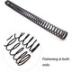 Black Big Compression Springs Spring Steel Ø1.5-6mm Wire,OD8-50mm,Long 110~400mm