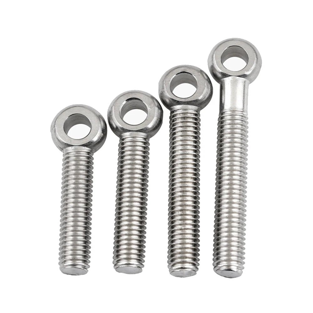 M14 & M16 Stainless Steel Eye Bolts — A2 Threaded Ring Screws for Catenary Wire & Hanging - HomeDIYer