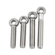 M14 & M16 Stainless Steel Eye Bolts — A2 Threaded Ring Screws for Catenary Wire & Hanging