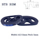 S5M Closed Loop Rubber Timing Belt — 5mm Pitch, 10mm & 15mm Width, 180mm–4000mm Circumference