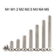 M1-M5 Nickel Plated Phillips Pan Head Machine Screws | Cross Pozi Drive Bolts