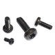 Black A2 Stainless Steel Button Head Security Torx Machine Screws M2 M2.5 M3 M4 M5 M6 — Tamper-Resistant, 3mm to 50mm