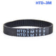 HTD 3M Closed-Loop Synchronous Timing Belt — 10mm & 15mm Width, Multiple Lengths