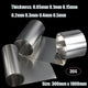 304 Stainless Steel Shim Sheet Foil Strip — 0.05 to 0.5mm Thick, 300×1000mm Metal Band Roll