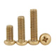 M5 M6 M8 Brass Pozi Phillips Pan Bolts Machine Screws Button Head Bolts DIN 7985