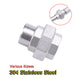 304 Stainless Steel BSP Female Male Union Connector Pipe Fitting — DN8 to DN50