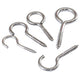 A2 Stainless Steel Screw Eyes and Hooks — Metric Wood Thread, M3 to M8