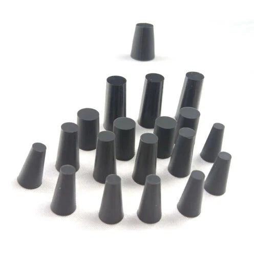 Conical Silicone Plugs – Rubber Stopper End Caps for Pipe & Tube Sealing | 1–16mm