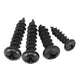 Phillips Pan Head Self Tapping Screws – Black 304 Stainless Steel, M1.7–M6.3