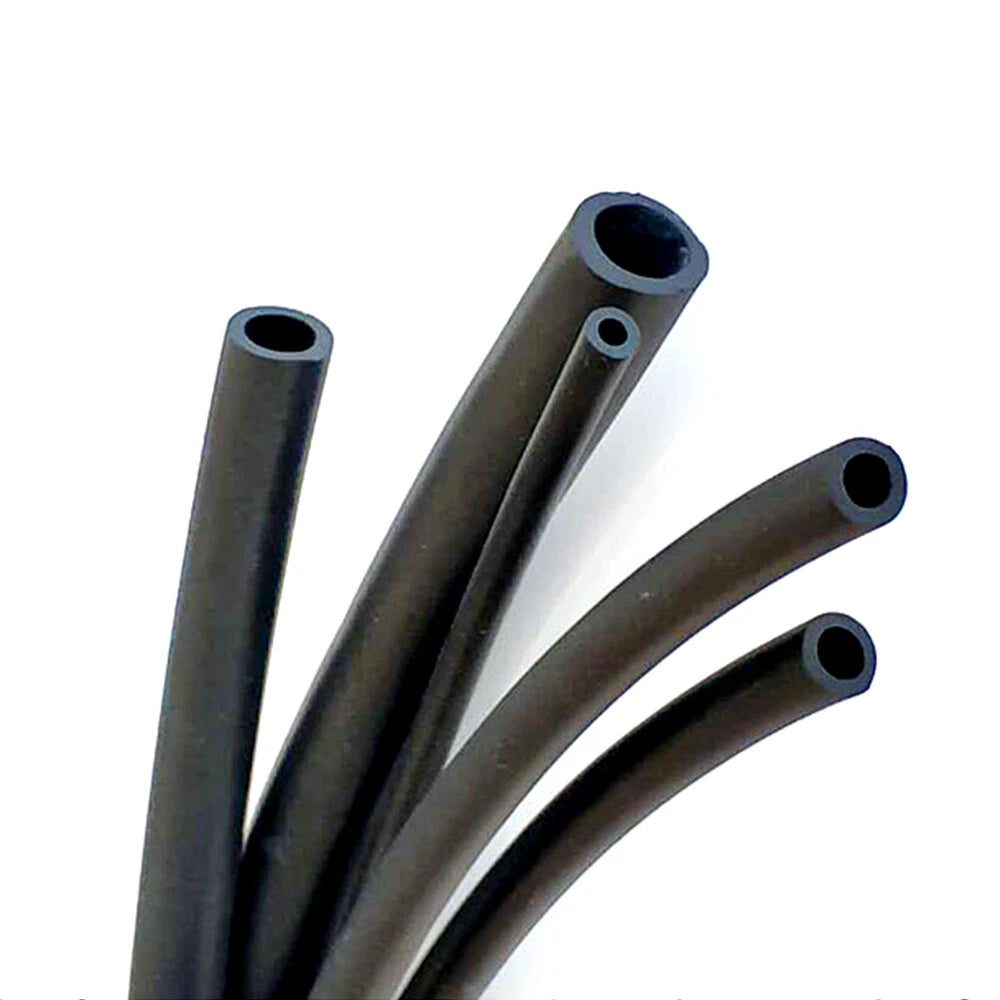 Black Fluorine Rubber Fuel Hose — FKM Vacuum & Petrol Diesel Pipe