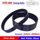 HTD 8M Timing Belt 20mm Wide – Closed Loop Rubber Drive Belt (264–2848mm)