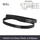MXL Closed Loop Timing Belt – 6mm & 10mm Wide, Black Rubber, Multiple Sizes