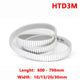 HTD3M Closed Loop Timing Belt 600–798mm | PU Steel Wire Reinforced | 10/15/20/30mm Wide