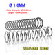 Stainless Steel Compression Springs Spring Ø1.6mm wire, OD Ø10-25mm, L= 10-200mm