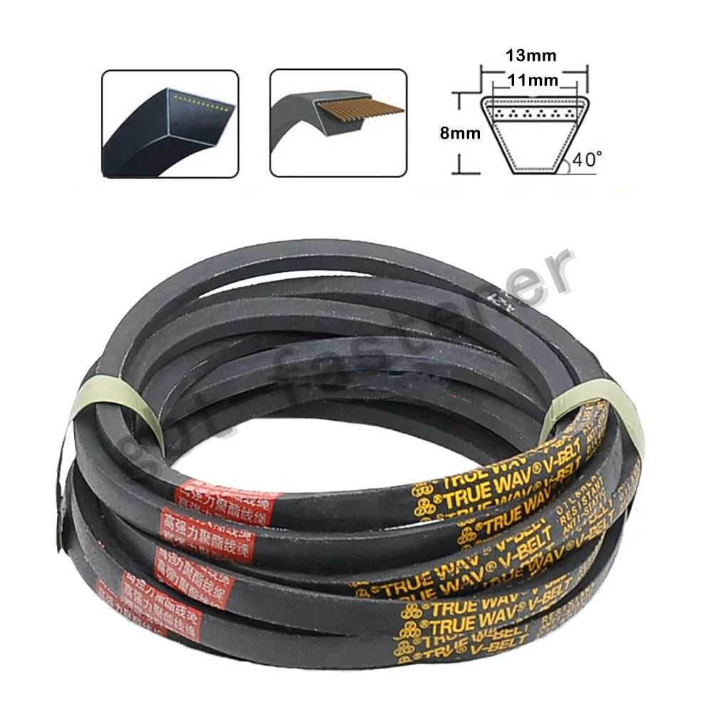 A Section V-Belt — Metric & Imperial Sizes for Industrial & Lawn Mower Replacement