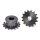 1/4" 04C Roller Chain Sprocket 10T - 23T Pitch 6.35mm M5 Thread Blacken 45 Steel