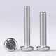 M3 M4 M5 Stainless Steel Slotted Screw Pan Round Head Machine Screws Bolts A2