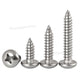 M1–M8 Phillips Pan Head Self Tapping Screws – A2 304 Stainless Steel