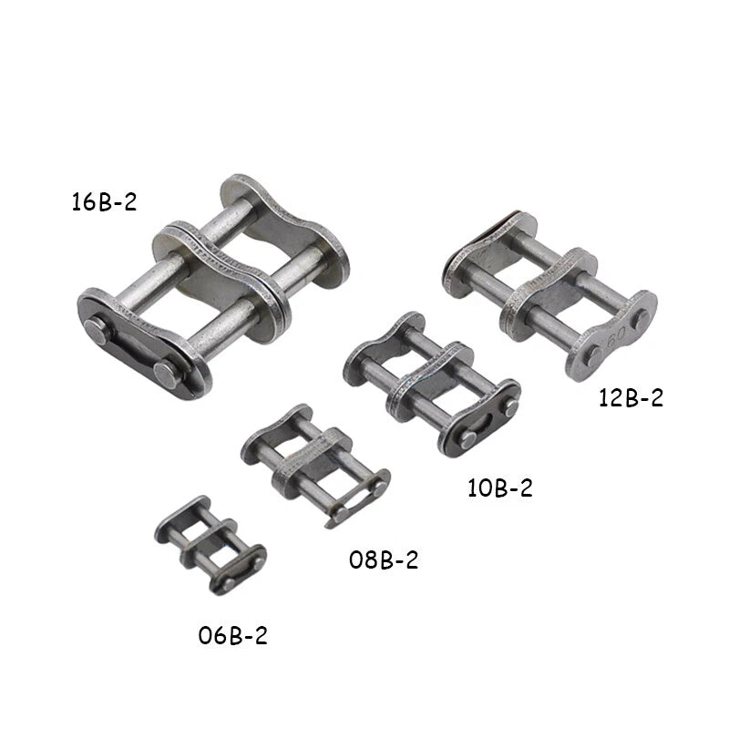 DOUBLE ROLLER CHAIN MASTER CONNECTING LINKS Double Strand NEW 06C-40B