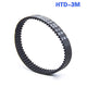 HTD 3M Timing Belt 198-231mm Close Loop Synchronous Belt 10mm 15mm Width