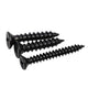 Phillips Flat Head Self Tapping Screws – Black 304 Stainless Steel, M1.7–M6.3
