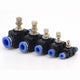 Nylon Push-to-Connect Flow Control Valve — 4mm to 12mm Tube Fittings