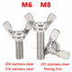 Butterfly Wing Screws AN 265 Thumb Screws M6 M8 Wing Bolts Zinc/Stainless Steel