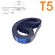 T5 Timing Belt — Closed Loop Rubber Synchronous Belt, 10/15/20mm Width