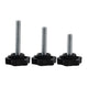 Thumb Screws Plastic Black clamping knob head Carbon Steel Bolts M5 M6 M8 M10