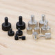 M2.5 Knurled Thumb Screws — Flat Head, Hand-Grip Bolts for PC Case & Electronics