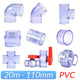 Clear PVC Fittings: Elbows,TEEs,Couplings,Caps,Unions,Ball Valves,Straight,Cross