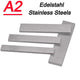 304 A2 Stainless Steel Flat Bar-Plate Can be customised thick 6mm 8mm L 0.1-1m