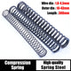 Wire Dia 1.8mm-4.5mm OD 10-43mm Length 300mm Compression Spring Pressure Springs