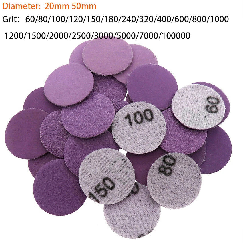 Hook & Loop Sanding Discs 3"/4" Wet Dry Sandpaper Grit 60-10000 for Orbital Sander
