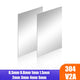 304 Stainless Steel Sheet Bright Polish  0.8mm thick，60mm x 500mm （2pcs）