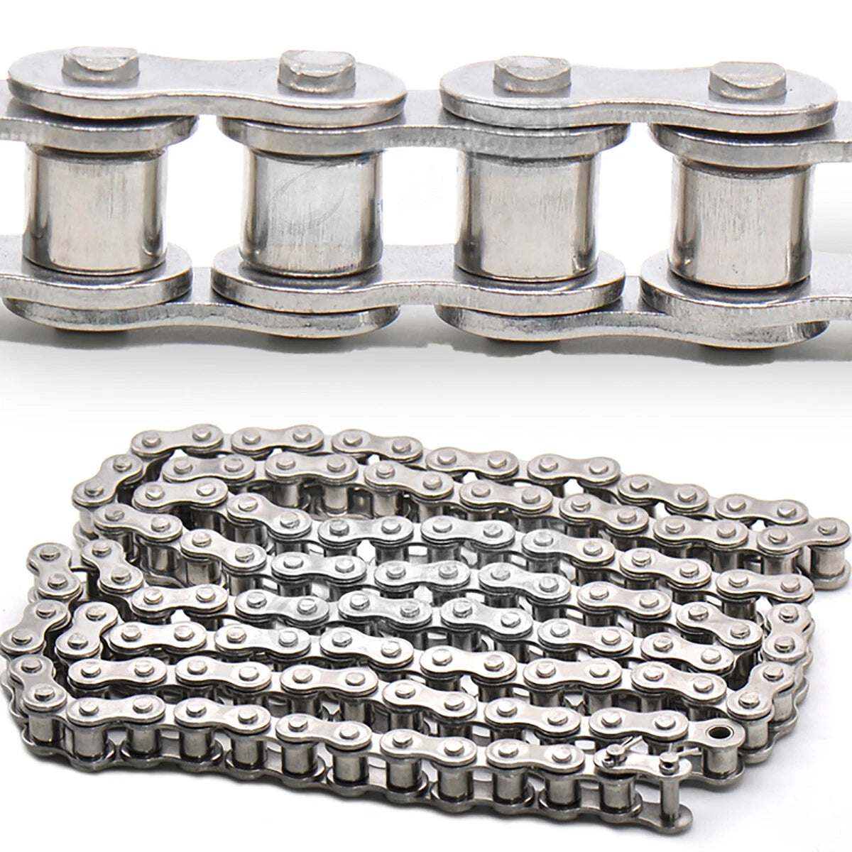 10A 04C 06B 08B 12A 16A Simplex Roller Chain A2/201 Stainless Steel Transmission