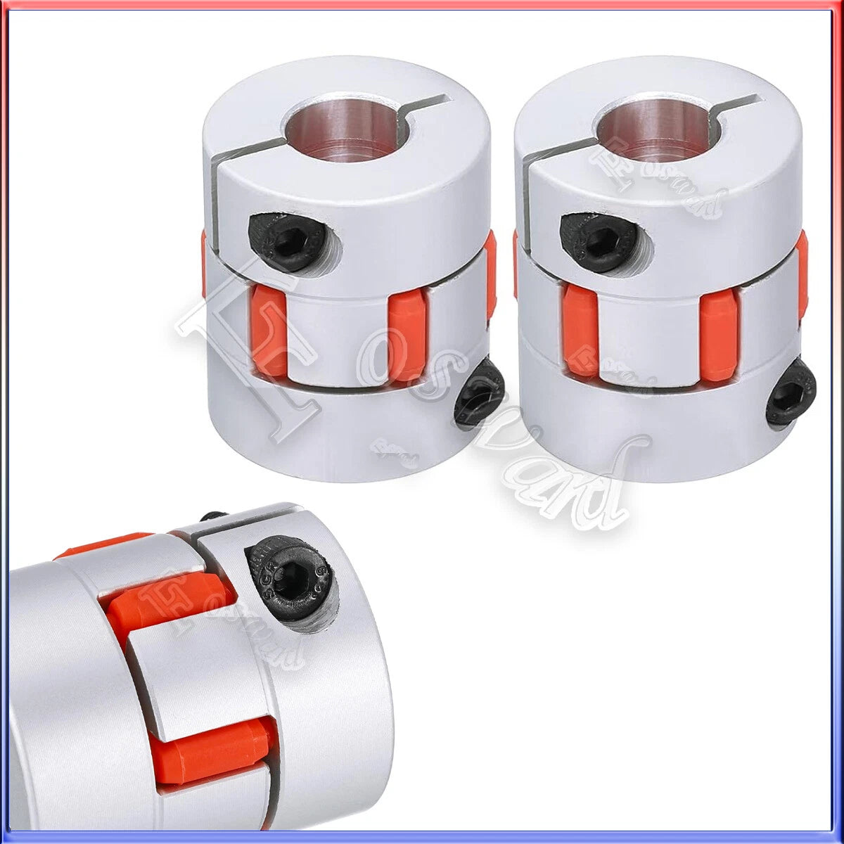 Shaft Coupling Flexible Plum Spider Jaw Coupler Stepper Motor Connector Ø20 mm
