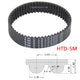 HTD 5M Timing Belt – Closed Loop Rubber Drive Belt, 500–790 mm Perimeter, 10–30 mm Wide